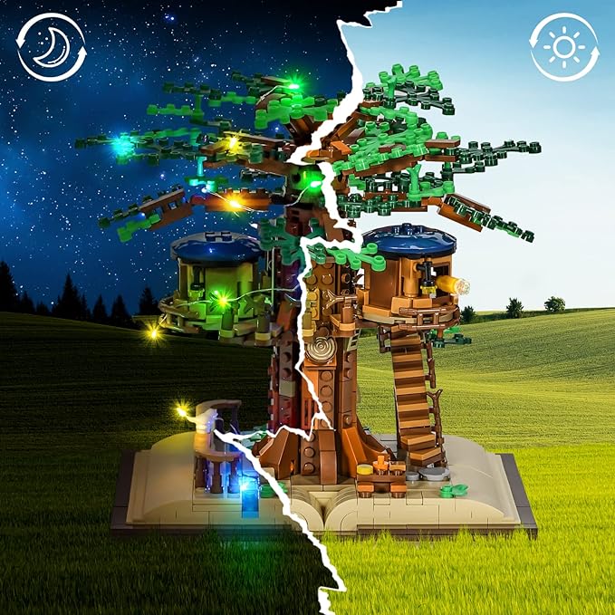 Jungle Tree House Bricks Toys